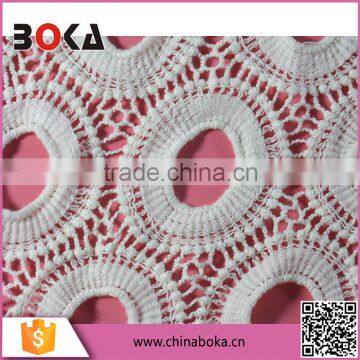 Colourful wholesale classical water soluble stocking lace fabric