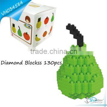 Pear Mini Diamond Blocks Toy for Kids Educational