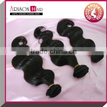 Big promotion for Christmas! remy hair 6A grade Indian hair weave\body wave