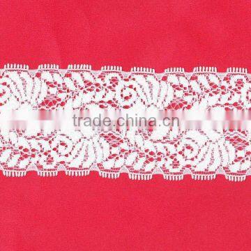 lycra white small lace trim on sale