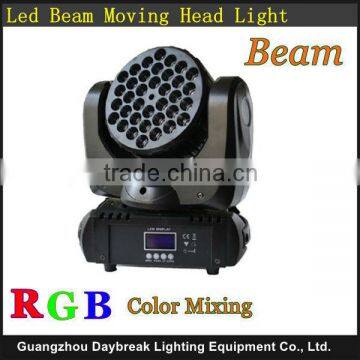 36 x 3w RGB Moving head light Cree Led Beam Excellent light for DJ Disco Bar Night club Band theater wedding