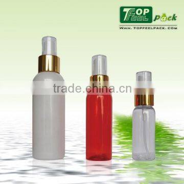 2015 Popular Plastic Cosmetic Bottle with Pump Spray for Toner Bottle
