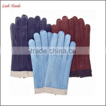 hot sale women fashion leather gloves for winter