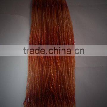 Carnelian Faceted Beads
