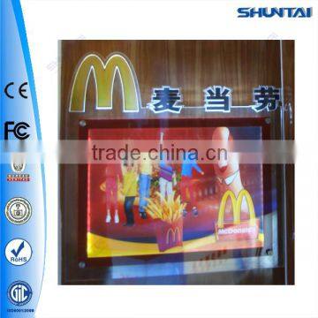 advertising LED backlit wall mounted poster frames