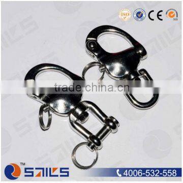 AISI316&AISI304 Stainless Steel Jaw Swivel Snap Shackle