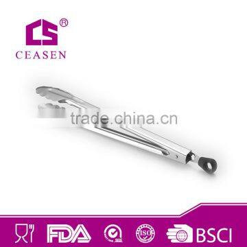 2016 kitchen stainless steel food tongs