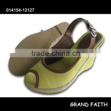 Ladies' Espadrille Wedge Sandals