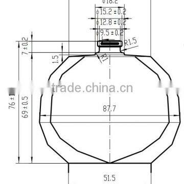 100ml Small Glass Perfume Bottle photo-2