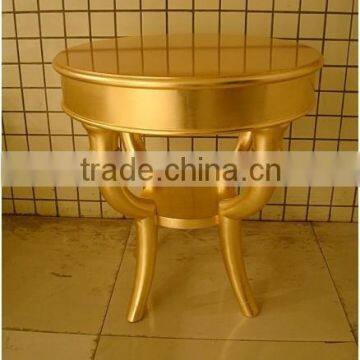 Classical golden round coffee table C1024 Gold