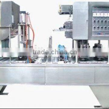 Automatic mineral water cup filling and sealing machine