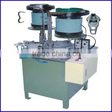 automatic spring lock slider and spring assembly machine