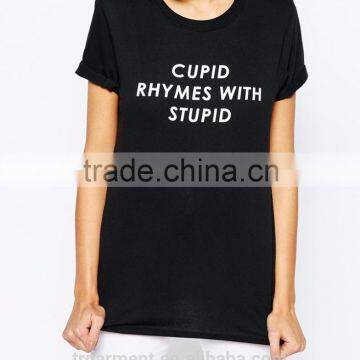 Cupid t-shirt girl dress design for women daily sport wear dress