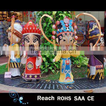 Chinese Drama Cute characters Custom lantern/Peking Opera figures lantern for show