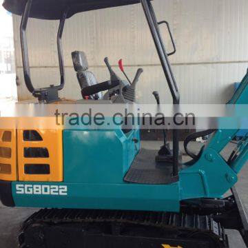 mini digger/ 2.0 ton mini excavator/ 2.2 ton excavator / small construcion machinery / compact excavator / crawler excavator