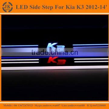 Fashionable Design LED Running Board for Kia K3 Hot Selling LED Side Step for Kia K3 2012-2014