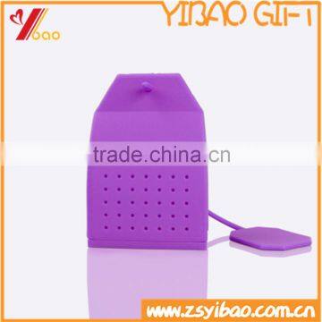 Wholesale 100% Food Grade Eco-friendly Silicone Bag Shape Tea Infuser