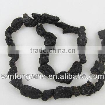 Natural Loose Gemstone Nugget Tekite Nugget Beads for Jewelry and Decoration photo-5