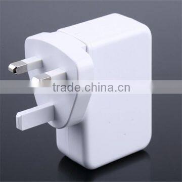 New Universal 20W 5V 4A US 4 usb ports 3pin charger adapter