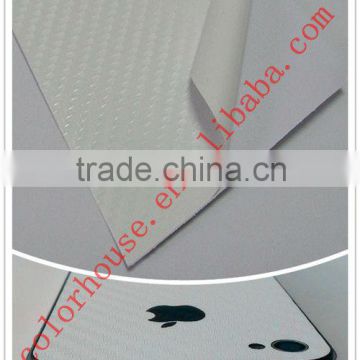 Calendered white colored 3D carbon fiber film