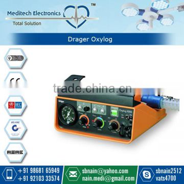 Drager Oxylog 1000 for First Aid Ventilation of Patient in Emergency Situation