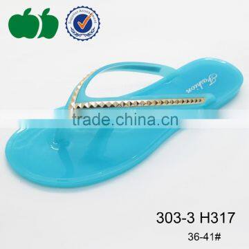 Wholesale Cheap Lady Flat Innovative Design Pvc Flip Flops Slippers photo-4
