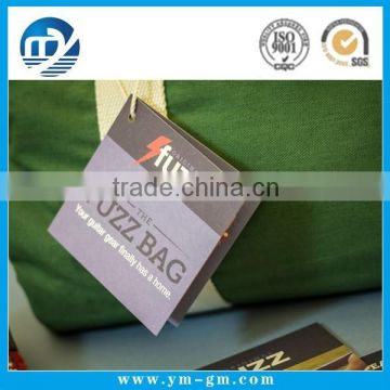 Best price folded hang tag wholesale for bag