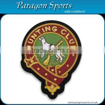 Bullion Badges Hand Embroidered Bullion Blazer Club Badges PS-162