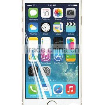 high transparent phone screen protector film for iphone 6