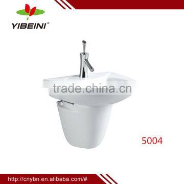 Chaozhou manufacturer bathroom ceramic wall hung wash basin