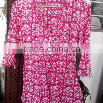 Hand Block Printed Tunics Jaipur