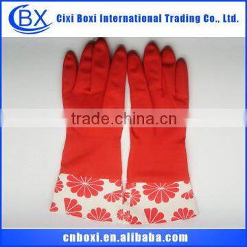 2014 High quality household elbow length latex gloves,elbow latex gloves