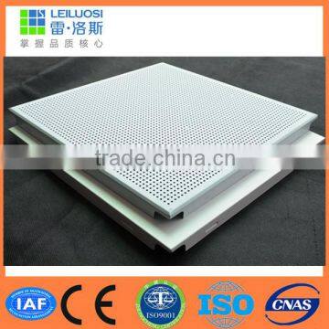 Fireproof aluminum metal perforated ceiling panel