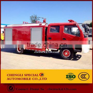 Ideal fireman 'partner' motor fire brigade vehicle/fire engine vehicle with water tanker