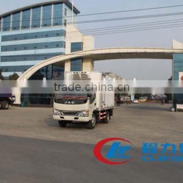 china JAC 4X2 refrigerator truck refrigerator truck body