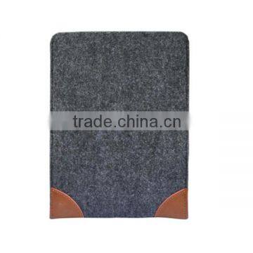 Special design fashion wool felt laptop sleeve for ipad