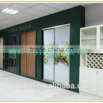 champange aluminium kitchen sliding door