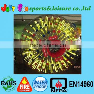 attractive advertising glowing zorb, inflatable glow zorb ball                        
                                                Quality Choice