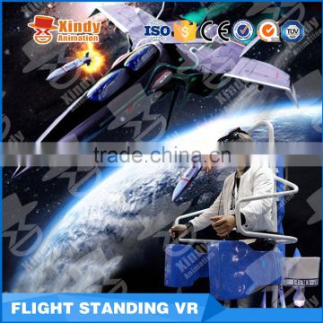 Factory Price Interactive 5d7D9D Cinema System Amusement Park Simulator vr Glasses Flight Standing virtual reality