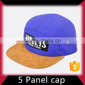 Small moq eco-friendly 5 panel hat with oil wax fabric