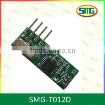 Wireless universal use super-heterodyne 433.92mhz rf transmitter module SMG-T012D