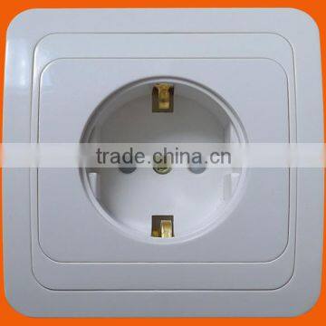 European style flush mounting schuko socket outlet (F2010)