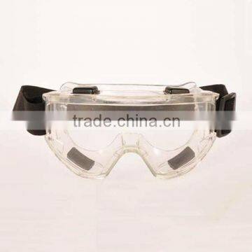 2016 hot selling wide vision swimming safety goggles transparent lens safety goggles safety goggles PC safety goggles supplier