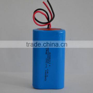 LiFePo4 18650 3.2v 3000mah lithium ion battery pack with BMS for solar lamps, solar street lights