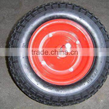 3.50-8 2PR HIGH QUALITY CHEAP PRICE AIR WHEEL WITH AXLE