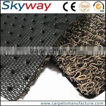 Hot selling anti-slip nail bottom easy clean PVC car floormats