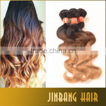 2016 Express ali 7A Virgin Brazilian Hair Bundles body wave Natural Ombre Color Human Mongolian Hair