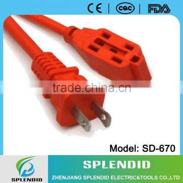 SD-670 OUTDOOR EXTENSION CORD,how sale low price america 110 volt power cord                        
                                                                                Supplier's Choice
