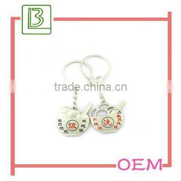 China style bowel and chopsticks keychain craft ideas for wedding souvenirs gifts in Bolley China from Dongguan