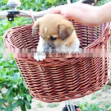 Hot sale New Decoration Gifts Arts Willow Baskets Wicker Bicycle Baskets